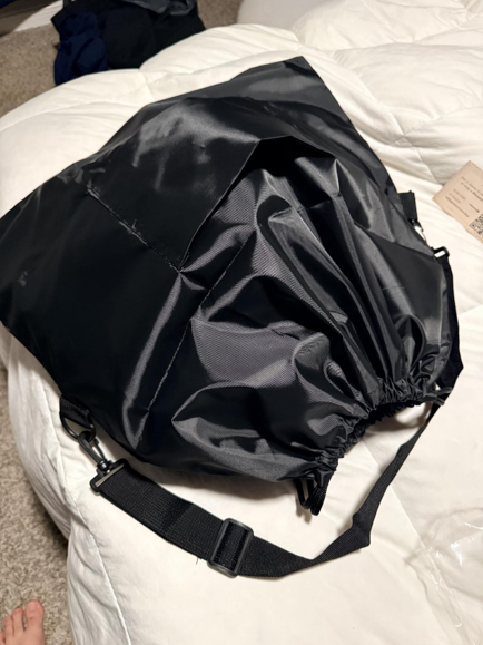 Mavericrest case inside its drawstring travel bag